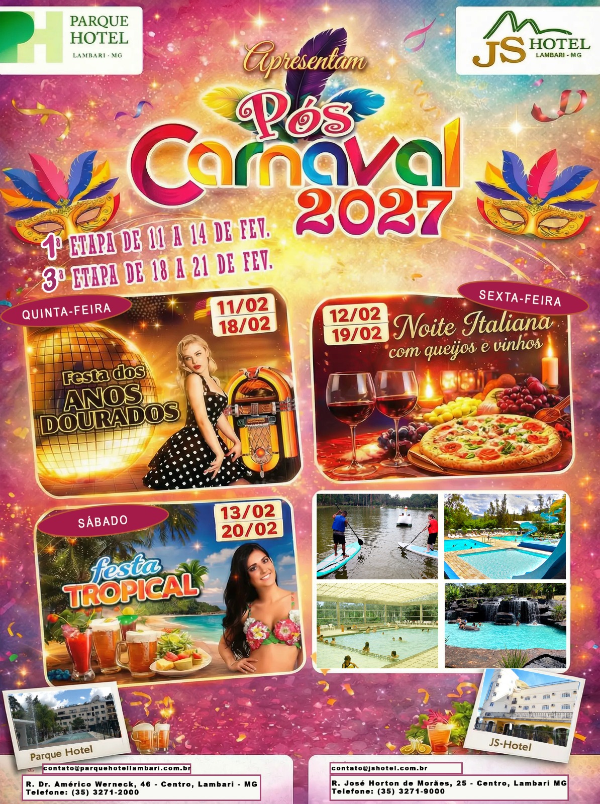 Pós Carnaval 2027 - 1ª etapa / 3ª etapa